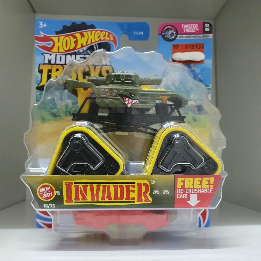Invader Monster Truck Hot Wheels shipping included, Hobbies & Toys ...