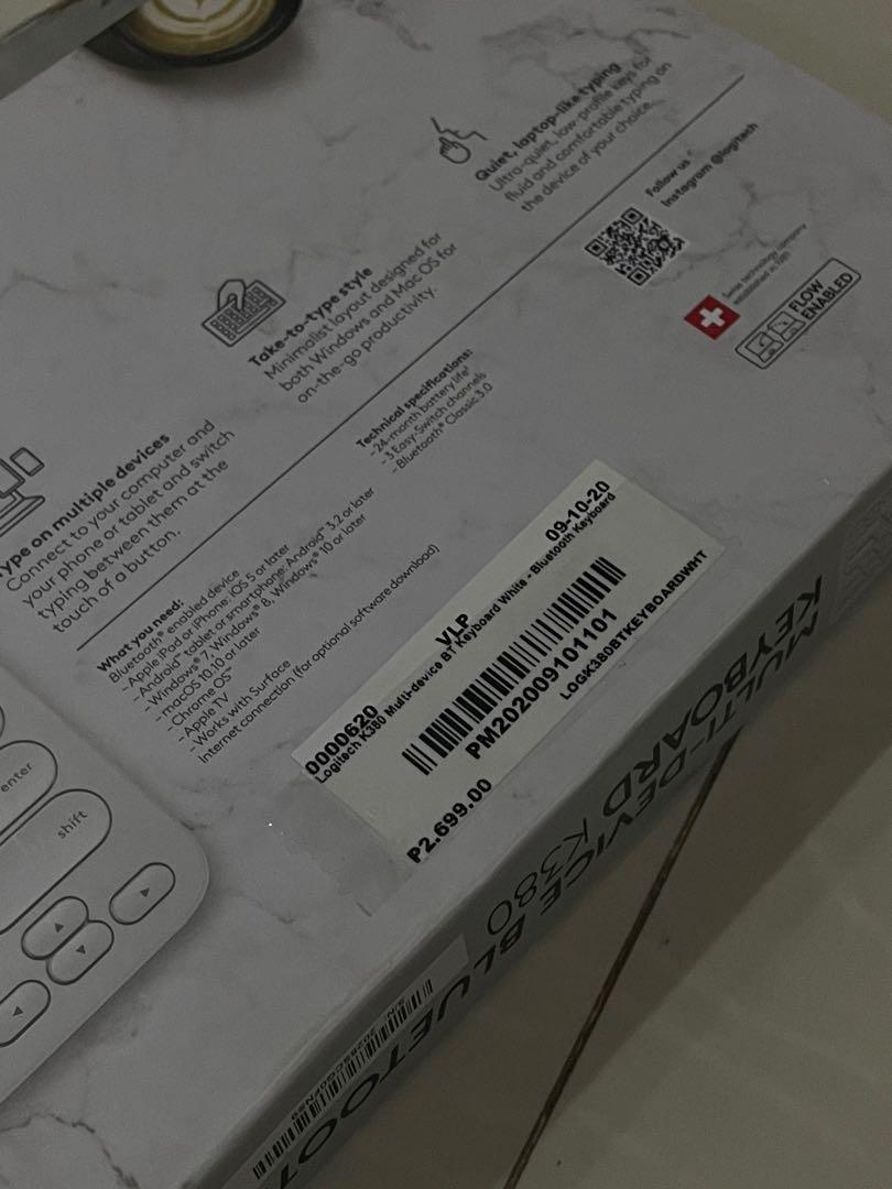 K380 logitech keyboard (Category: Computer Keyboard) located in Mandaluyong City. Submitted by kariellemmm (Listing ID 1112860846, Image 1). Description: Only used few times. Good as new, pebble mouse is also available!:) If interested, feel free to send a message! 🤍.