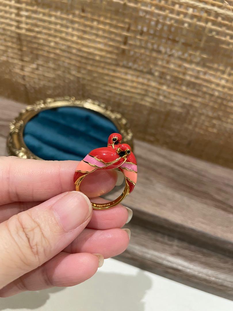 Kate spade parrot discount ring