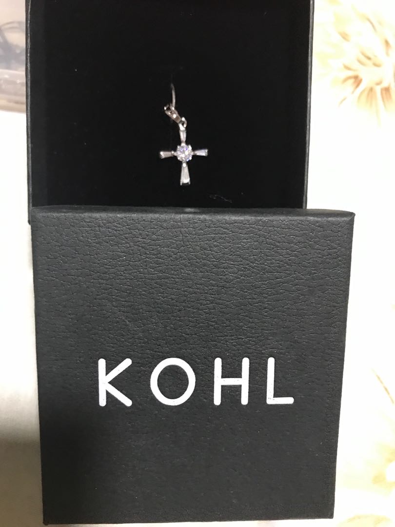 Kohl cross pendant, Women's Fashion, Jewelry & Organisers, Accessory