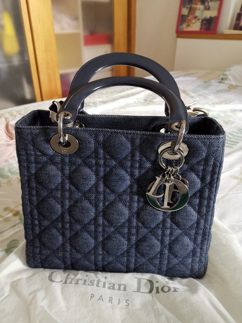 Denim cheap lady dior