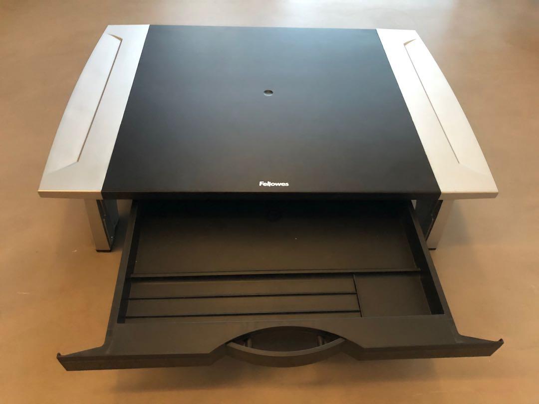 Fellows Monitor Riser with Drawer, Furniture & Home Living, Furniture ...