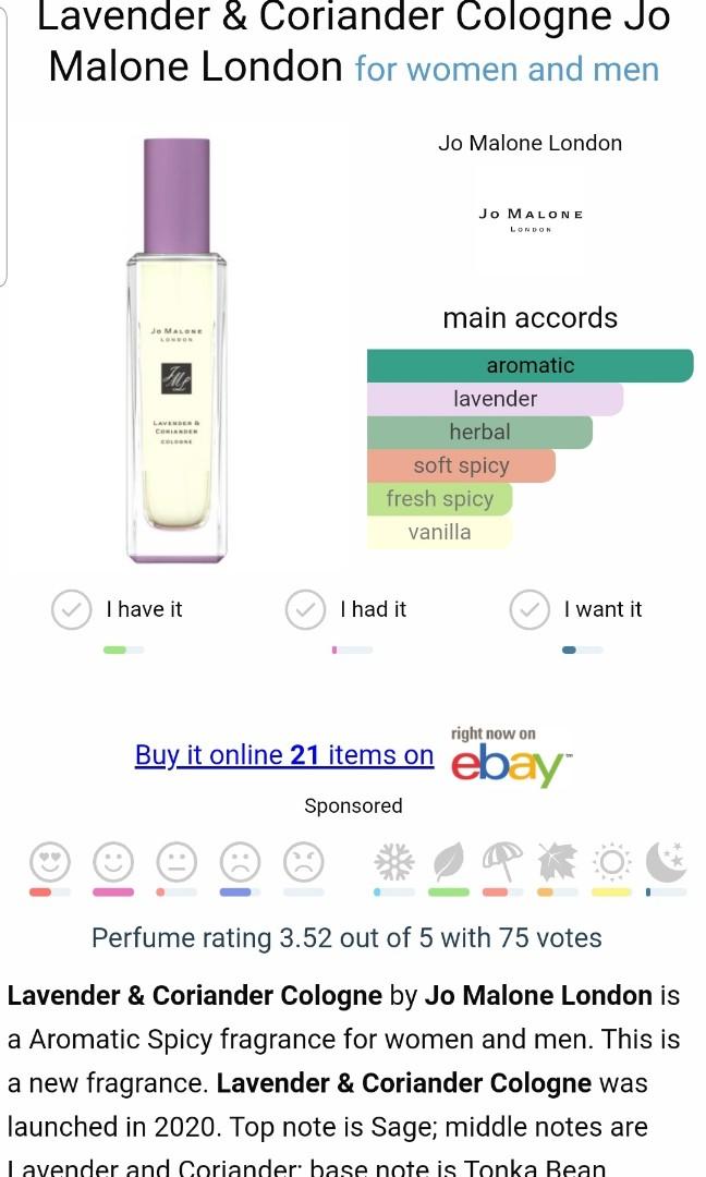Jo malone coriander cheap