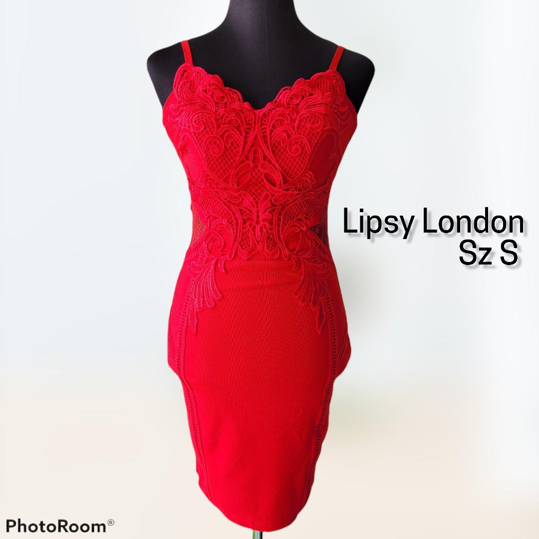 Lipsy London Red Bodycon Dress, Women's Fashion, Dresses & Sets