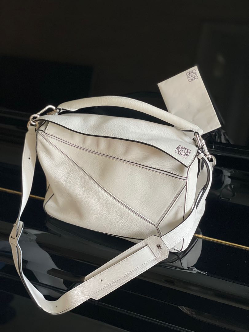 White loewe sale bag