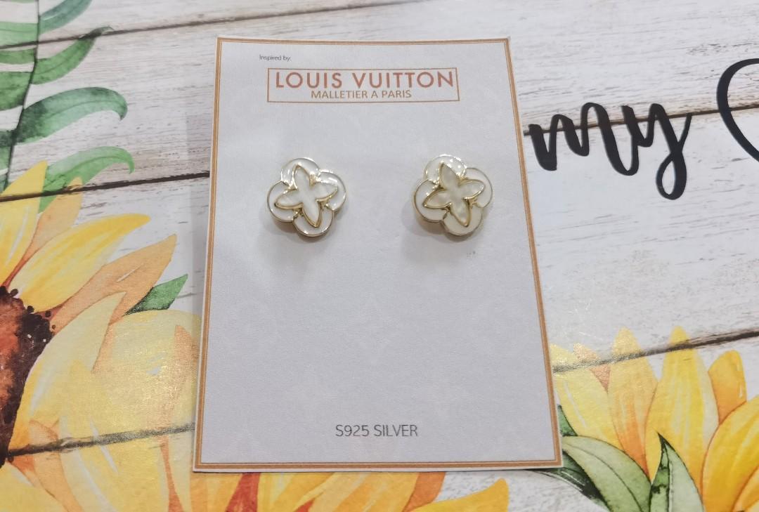 Louis Vuitton LV Clover Earrings S925, Women's Fashion, Jewelry