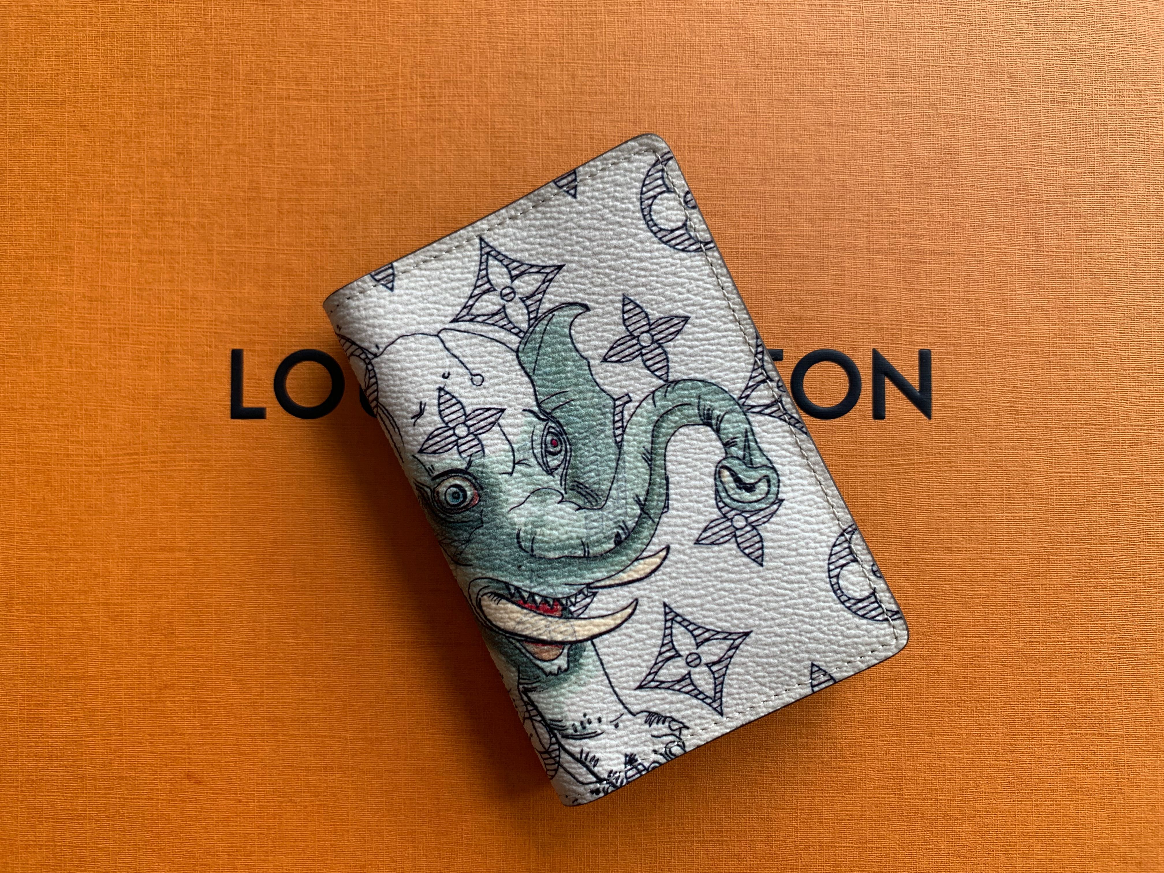 UNBOXING: LOUIS VUITTON X Chapman Brothers - Pocket Organizer Monogram  Savane Ink 