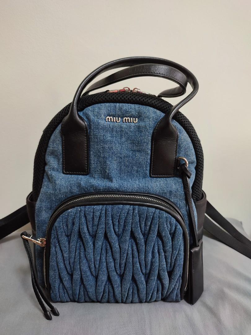 Miu miu mini backpack clearance