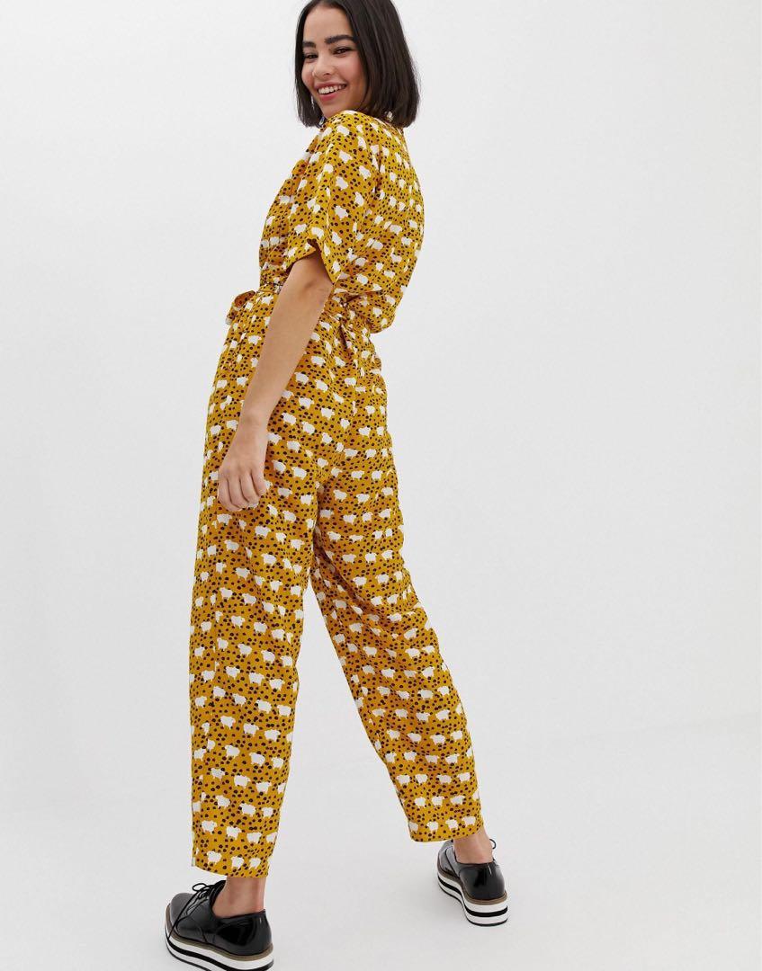 Monki sheep jumpsuit