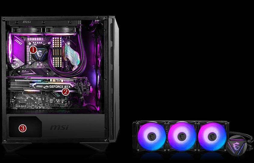 MSI MAG Forge 100R /110R Case Tempered Glass Gaming Case, Audio, Other  Audio Equipment on Carousell