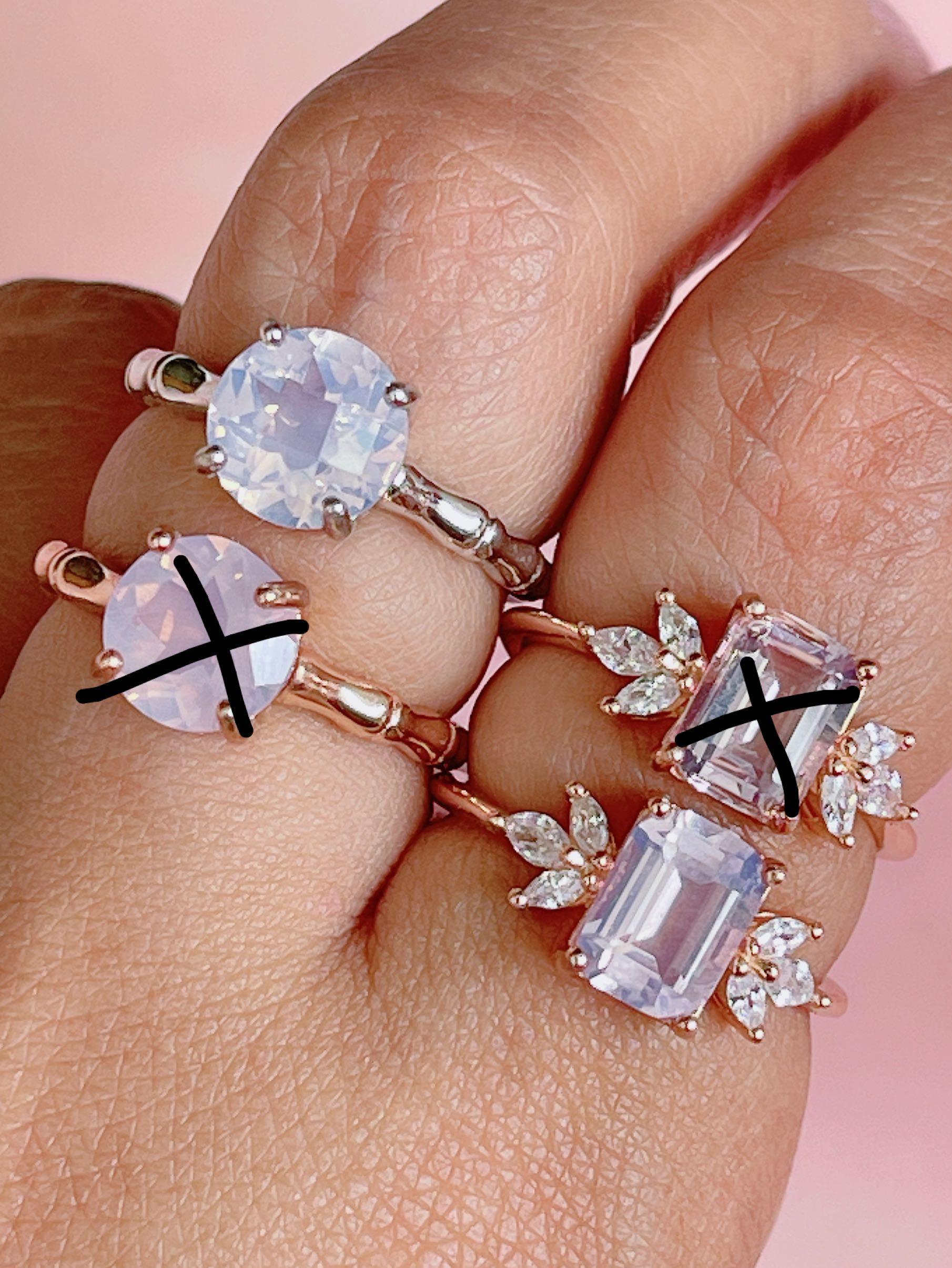 Quartz jewelry rings online