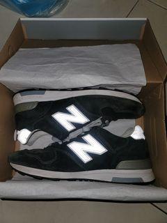 NB1400NV海軍藍，麂皮
