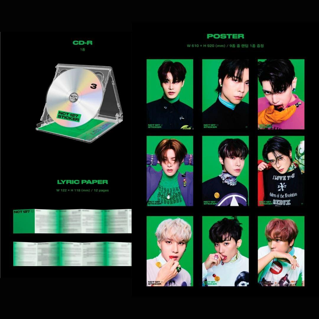 NCT 127 - Sticker Jewel Case Ver., Hobbies & Toys, Collectibles &  Memorabilia, K-Wave on Carousell