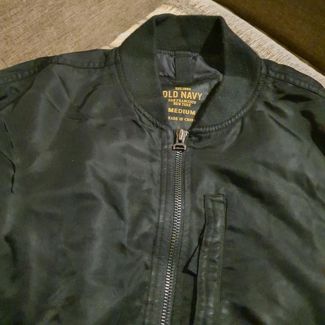 old navy nylon bomber jacket