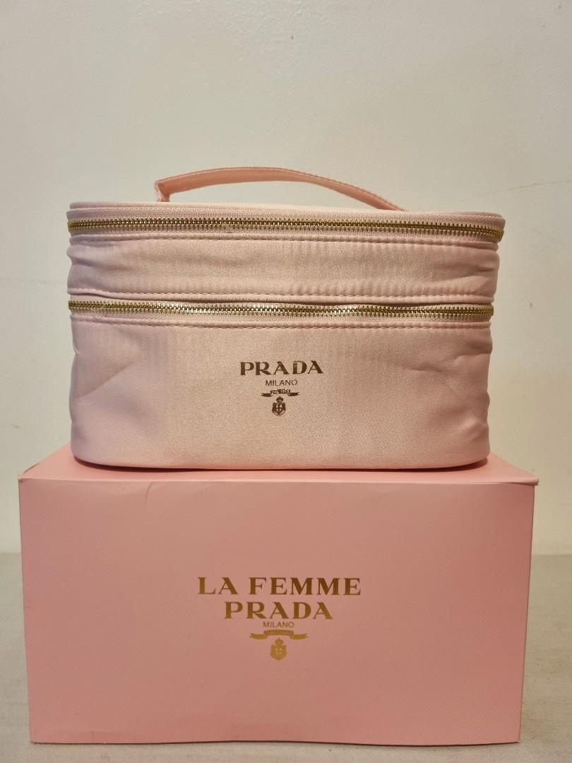 Prada La Femme Cosmetic Bag, Luxury, Bags & Wallets on Carousell