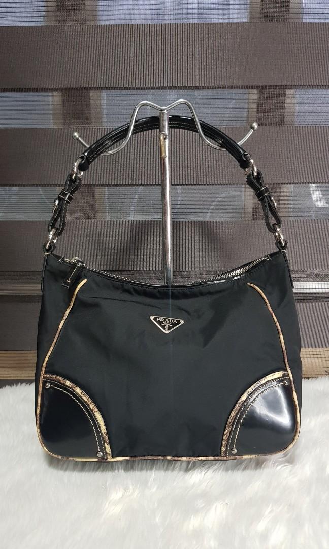 Prada Nylon Small Handbag/Shoulder Bag, Luxury, Bags & Wallets on Carousell