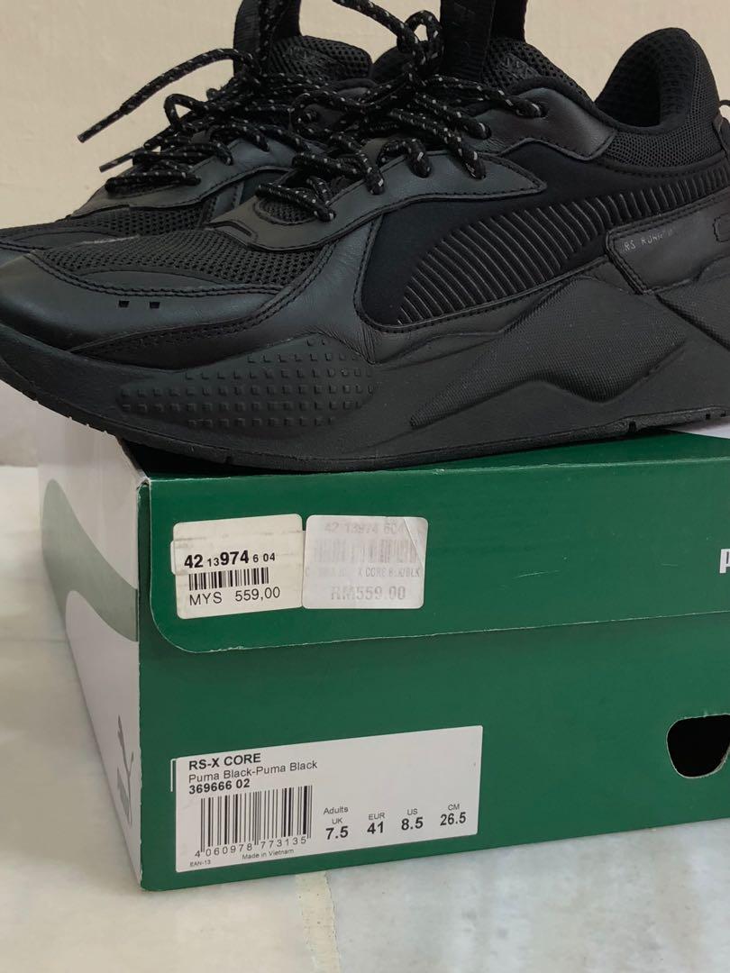 triple black puma rsx