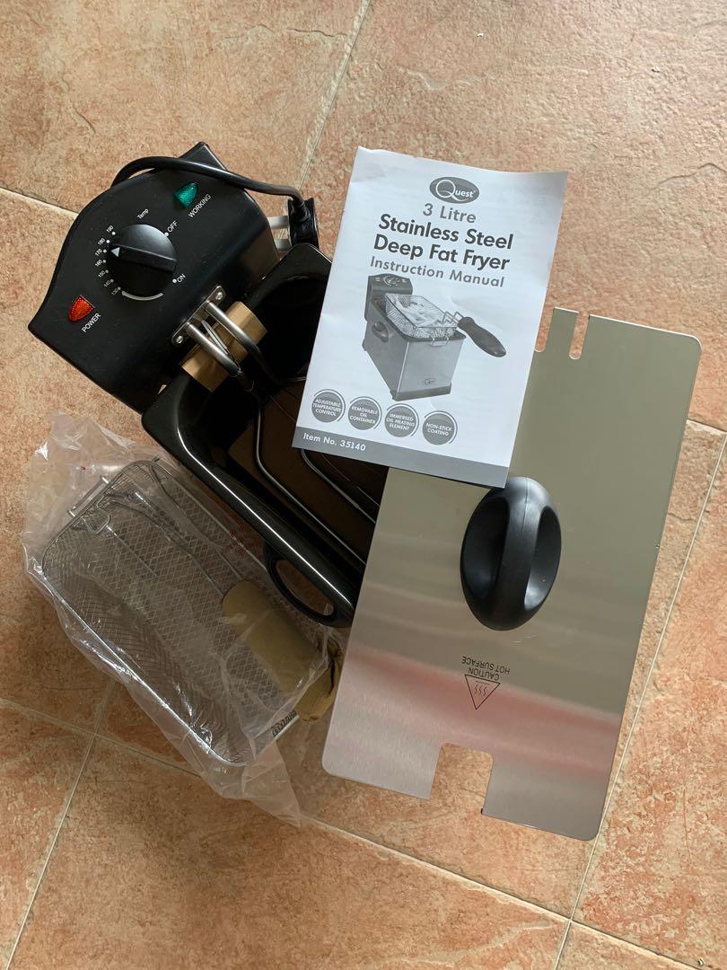 Quest deep fat fryer, TV & Home Appliances, Kitchen Appliances, Fryers