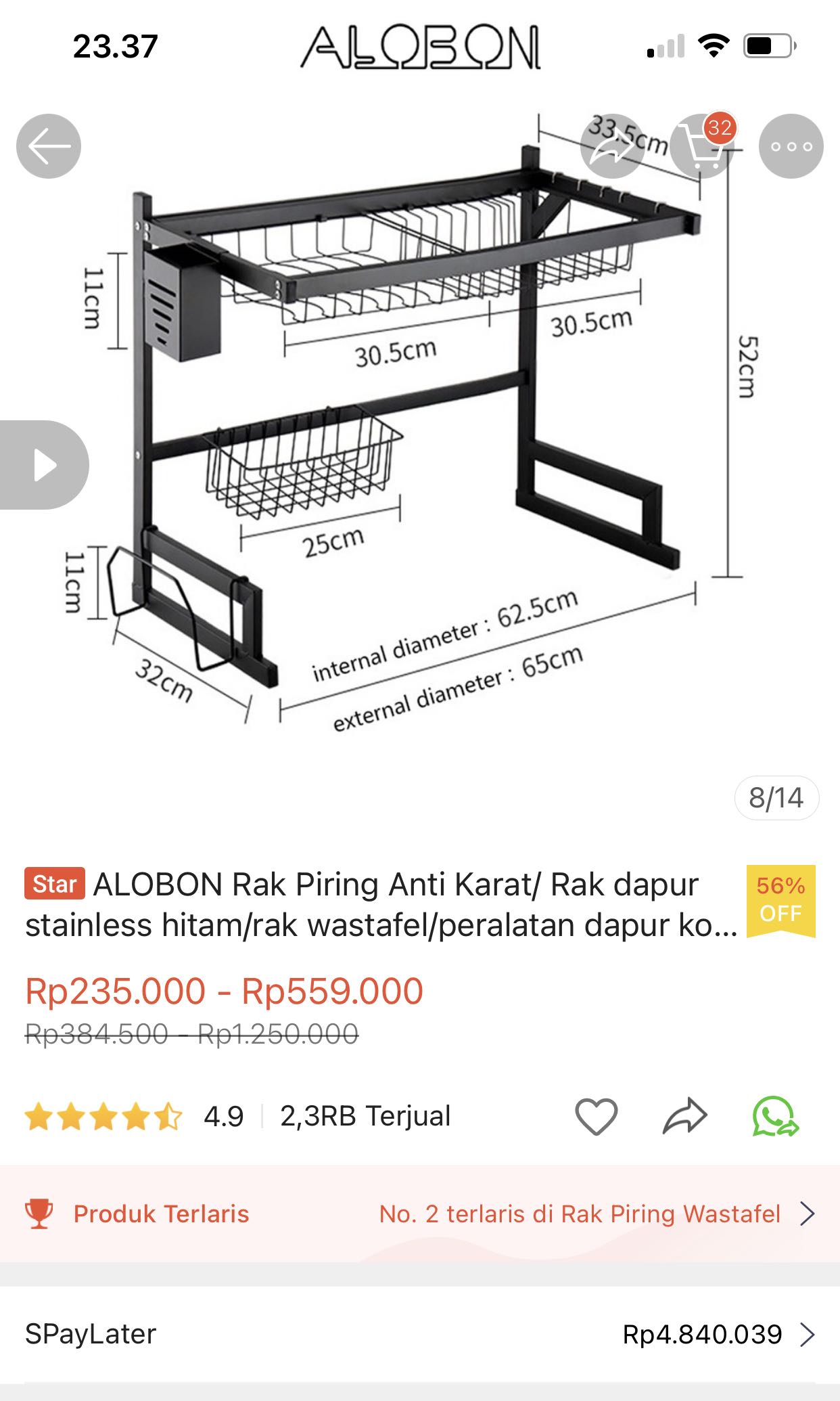 netel rak wastafel rak piring baja anti karat rak penyimpanan dapur hitam mangkuk tiris multifungsi