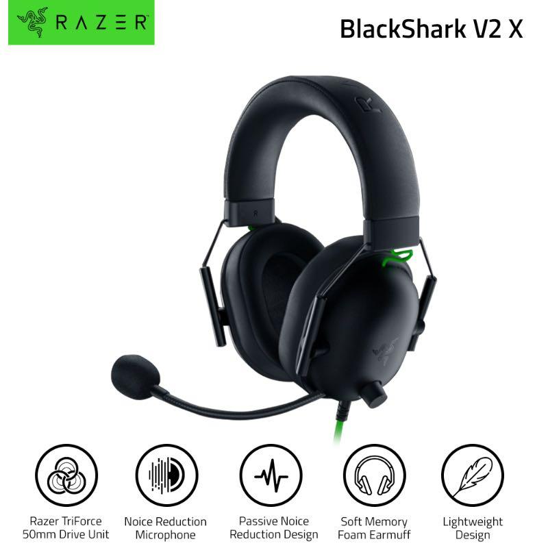 RAZER BlackShark V2 X (Category: Headphones & Headsets) located in Las Pinas. Submitted by joannguzman (Listing ID 1112868589, Image 2). Description: https://www.yomo.ph/web/item/detail/547619512879415296?ref=461046930563137536.