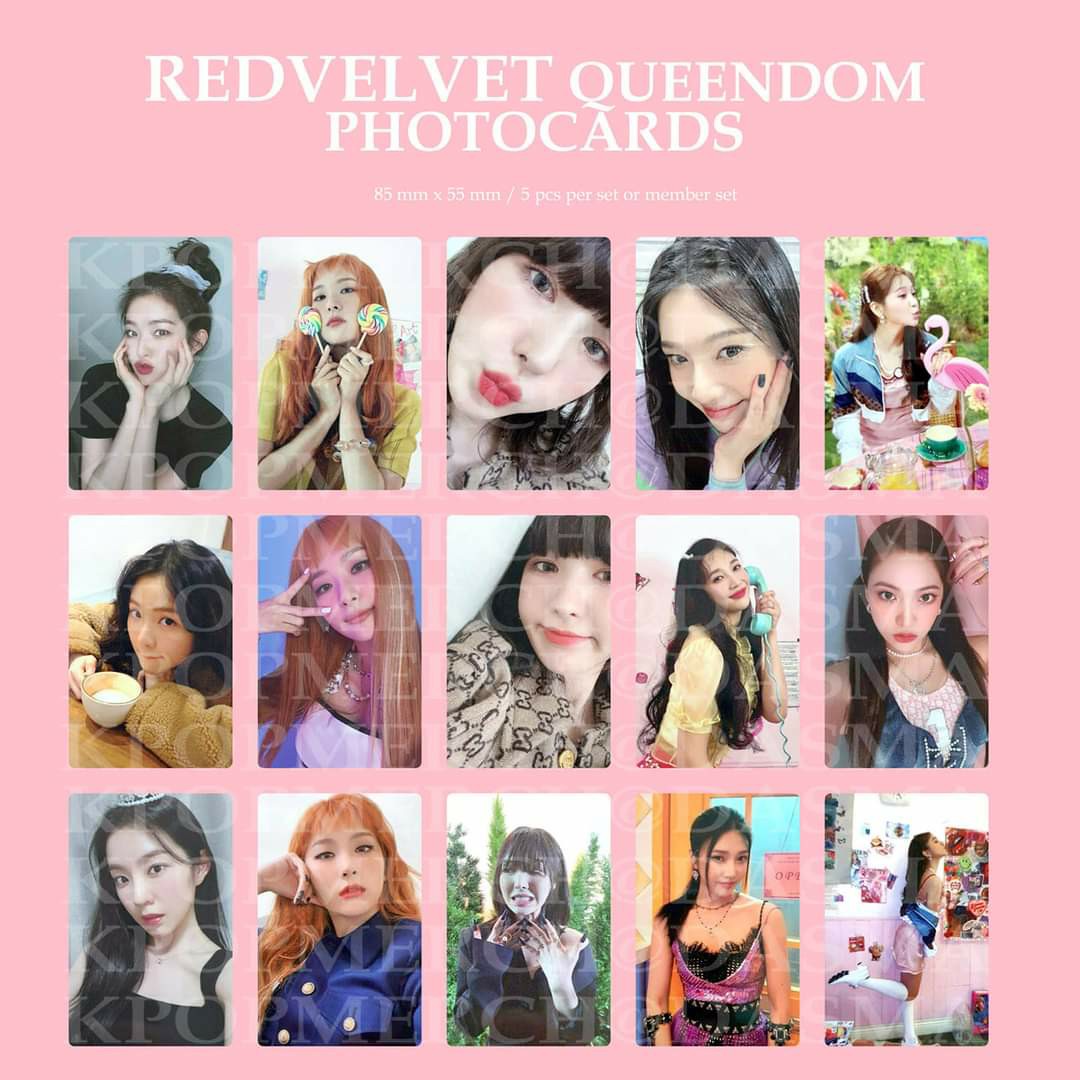 Red velvet QUEENDOM PHOTOCARD (READ THE NOTE!!!), Hobbies & Toys