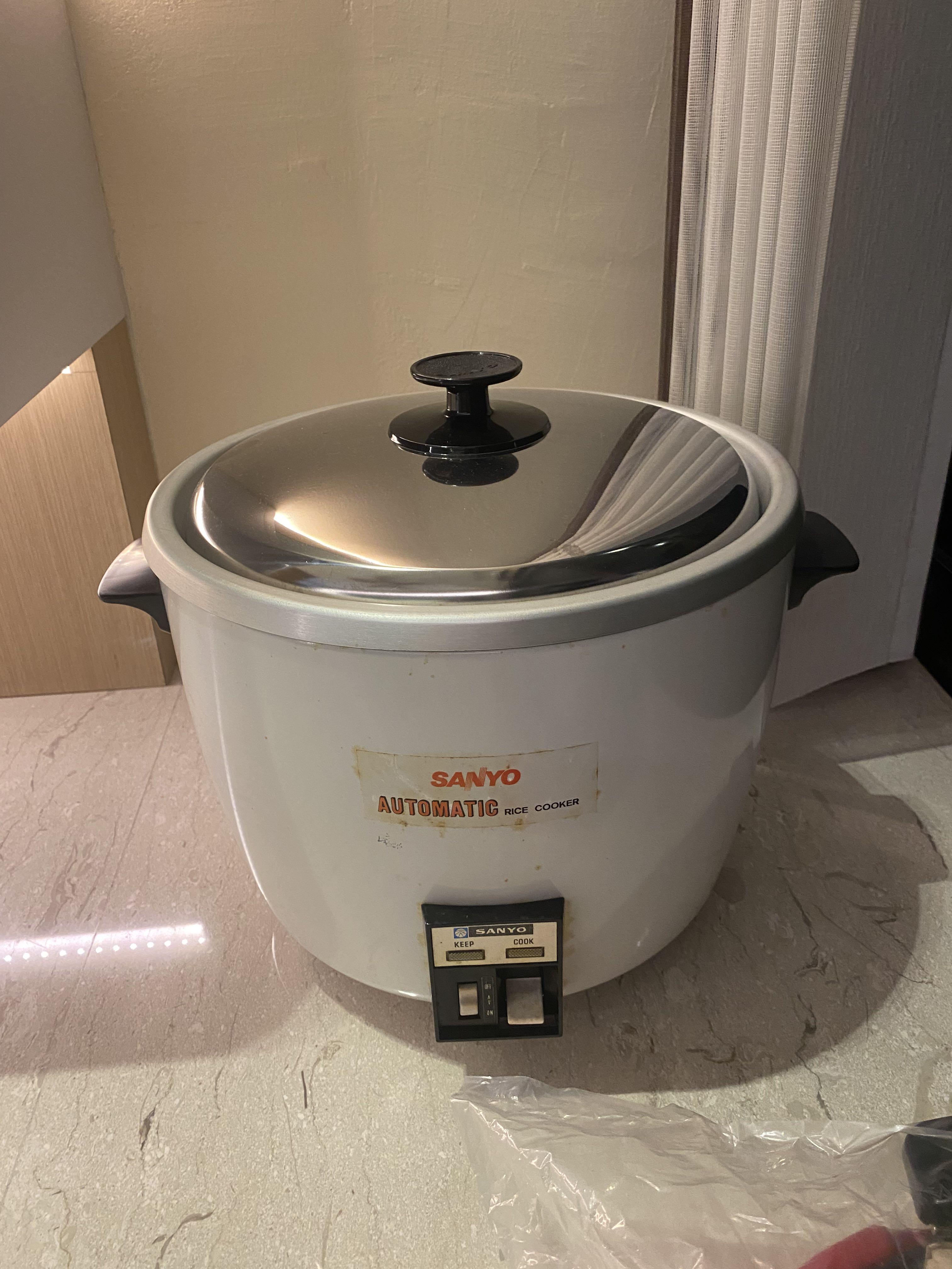 large stainless pressure cooker