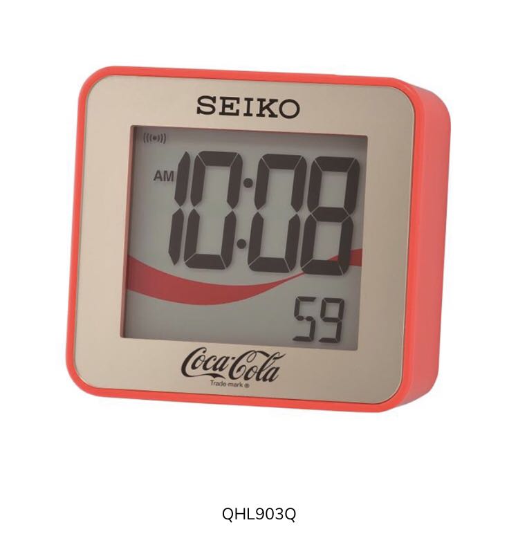 Seiko Cocacola Alarm Clock, Furniture & Home Living, Home Decor