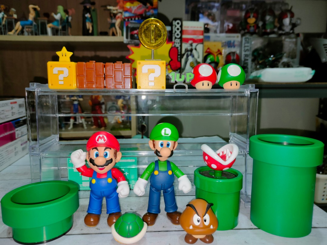 Sh figuarts sale mario and luigi