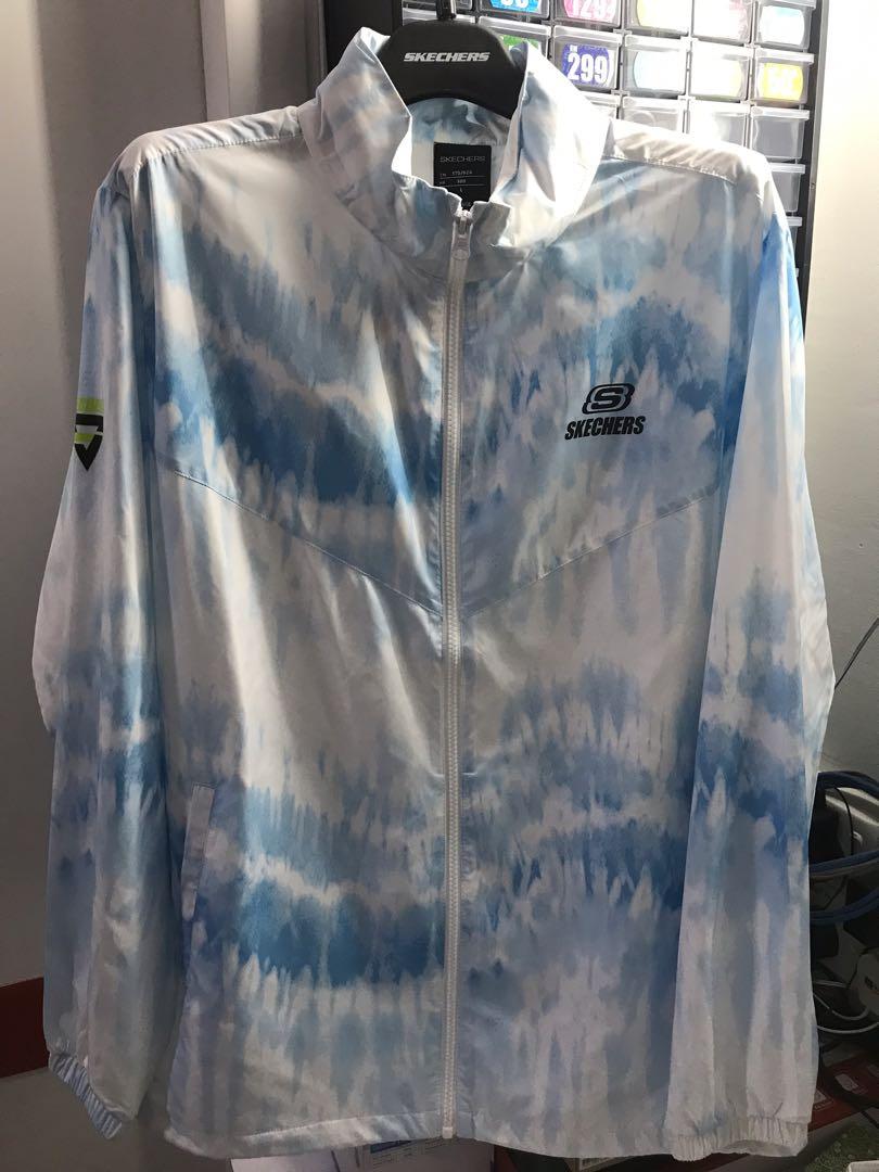 Skechers jacket clearance silver