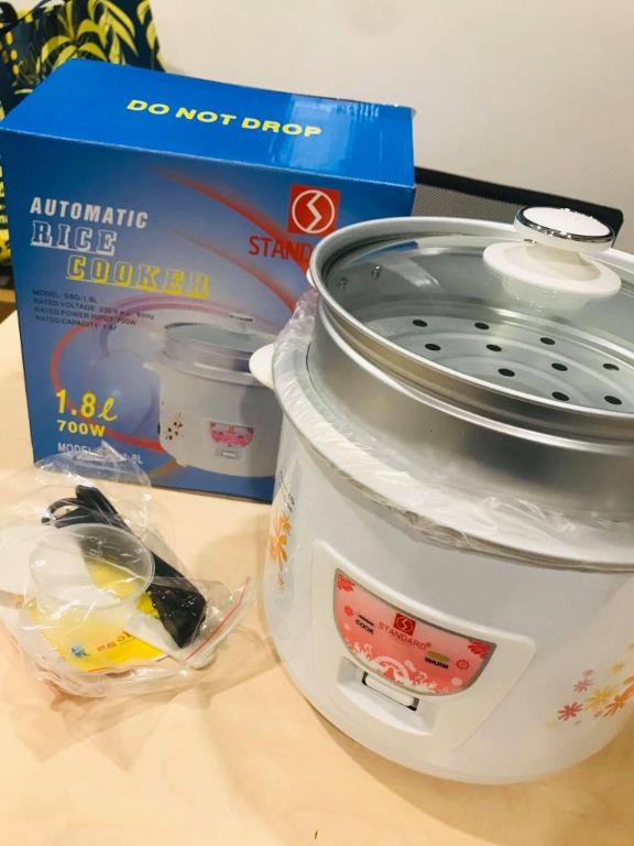 Standard 1.8L Automatic Rice Cooker With Steamer SSG-1.8L, TV & Home ...