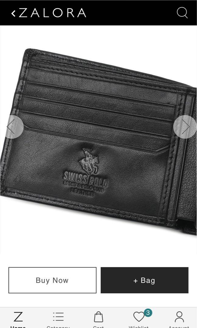 Swiss Polo Genuine RfidShort Wallet, Men's Fashion, Watches