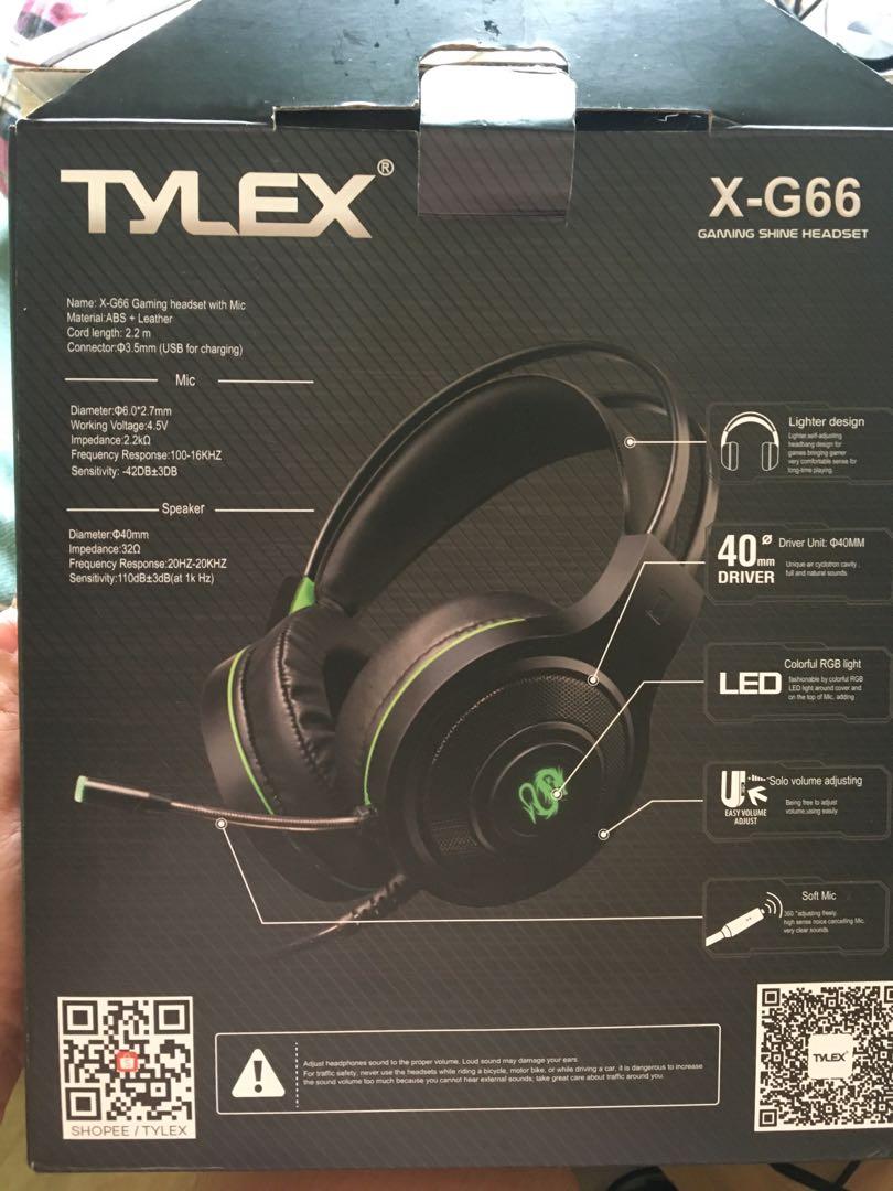 TYLEX GAMING HEADSET (mic not working), Audio, Headphones & Headsets on