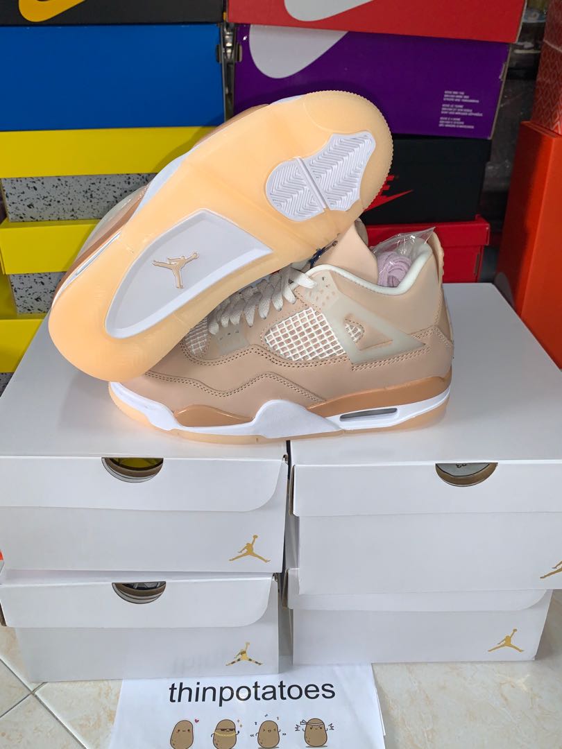 US5WUS12W Air Jordan 4 Retro Shimmer Women WMNS DJ0675200, Men's