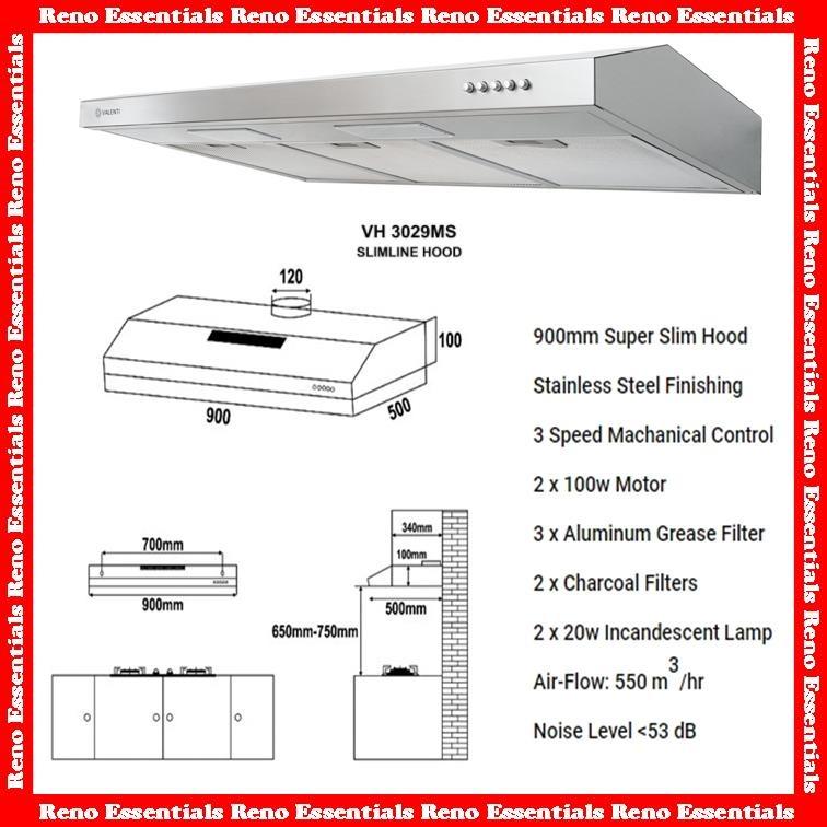 Valenti Hood and Hob Package // Kitchen Package, TV & Home Appliances
