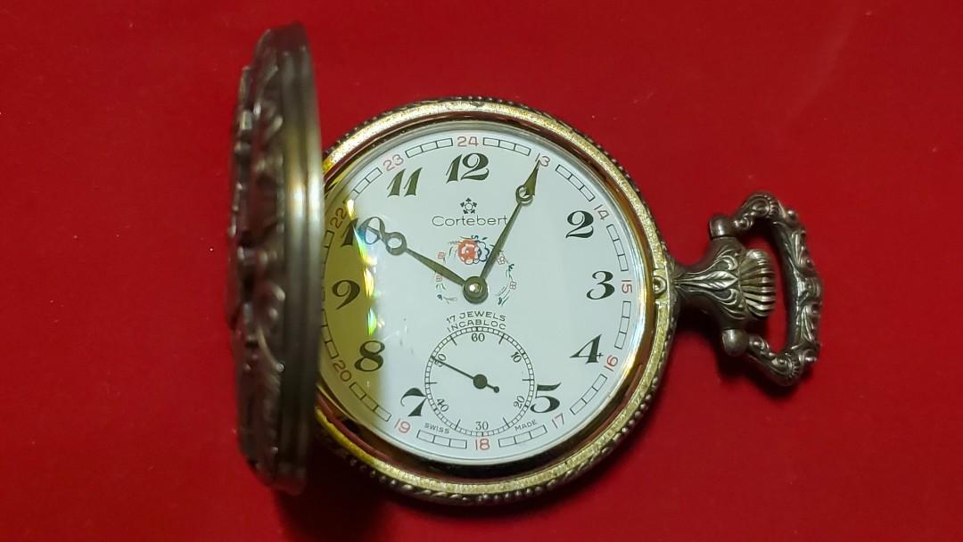 Vintage Cortebert pocket watch swiss made 17 Jewels incabloc, 興趣