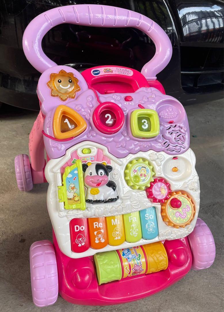 Vtech Activity Push Walker Pink Babies Kids Infant Playtime on