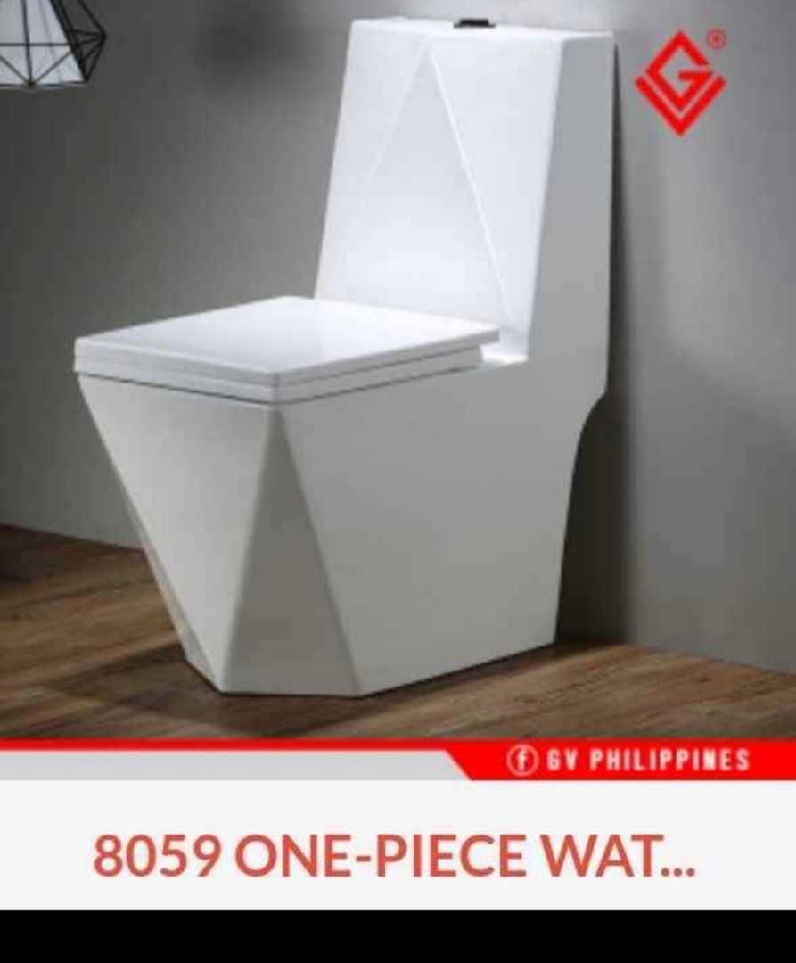 Water closet toilet bowl Dual flush gv brand code 8059, Furniture
