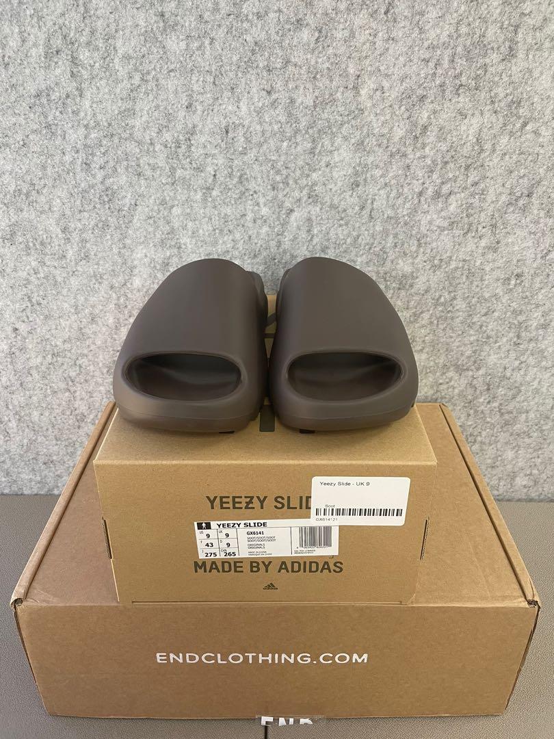 Adidas Yeezy Slide - Soot (Size UK / US 9), 男裝, 鞋, 西裝鞋