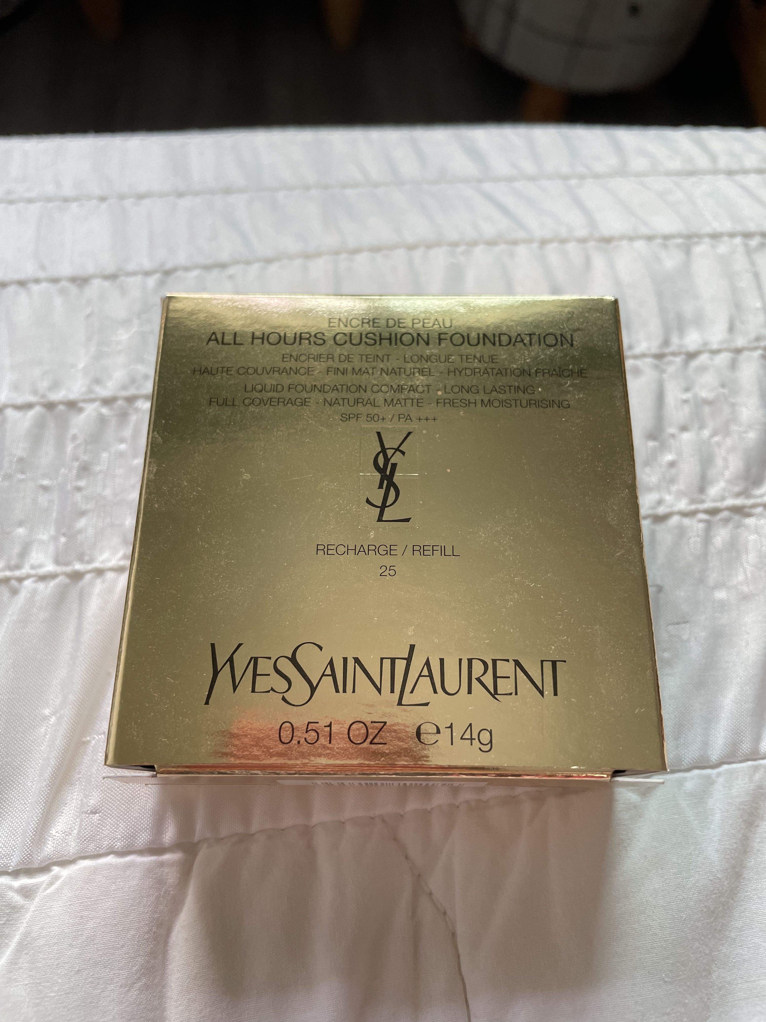 YSL All Hours Cushion Foundation Refill color 25 Beauty Personal Care Face Makeup on Carousell