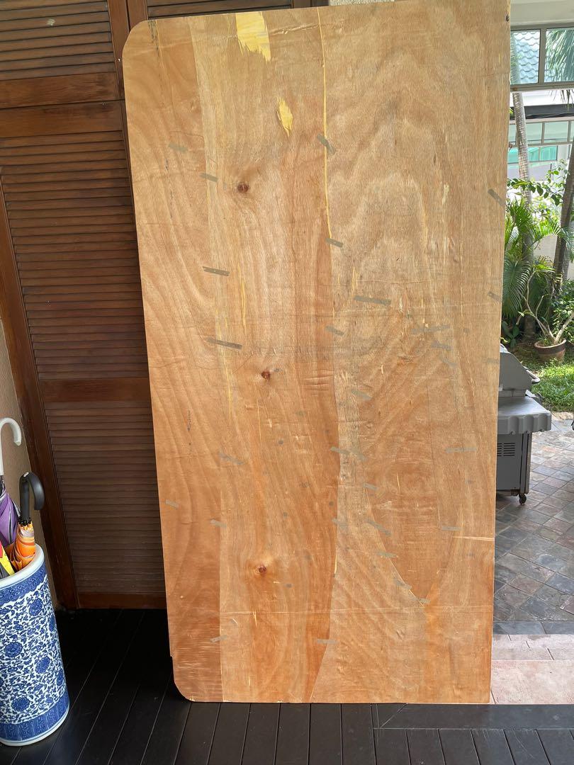 2 sheets 12mm plywood both 1m X 1.99m, Furniture & Home Living