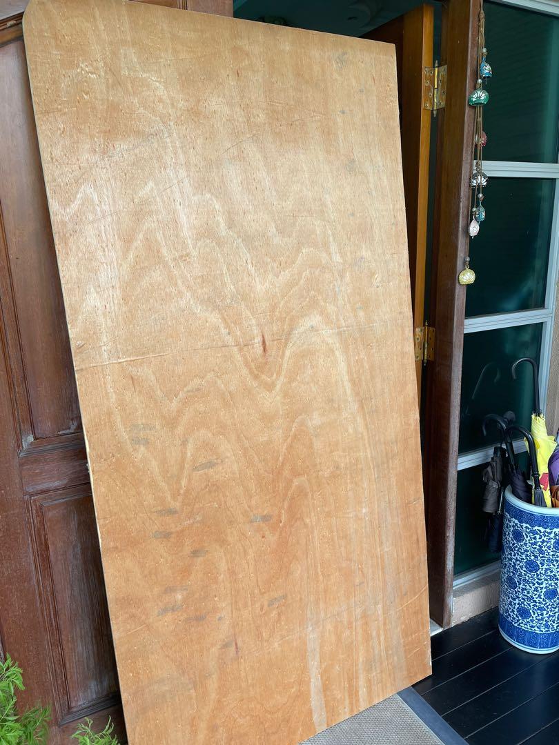 2 sheets 12mm plywood both 1m X 1.99m, Furniture & Home Living