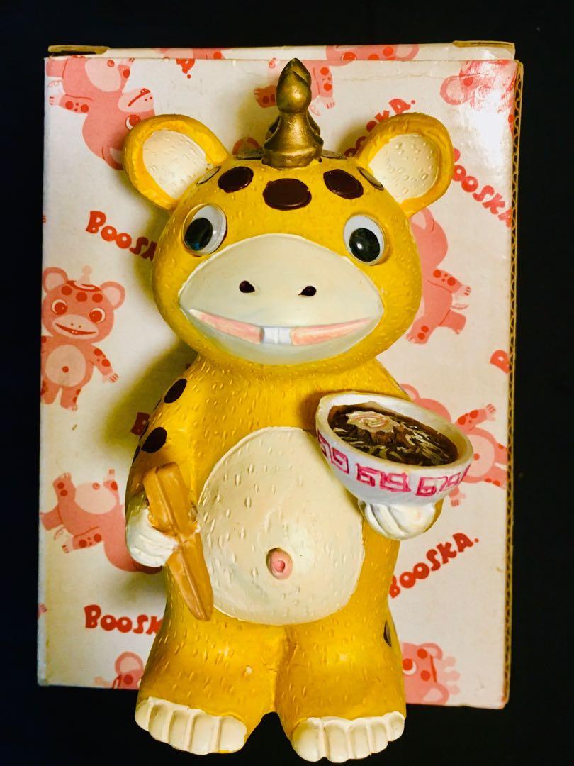 快獸 90年代陶瓷產物 有食神 怪獸 木紋瓷土質地 有盒包裝 12 5cm高 玩具 遊戲類 玩具 Carousell