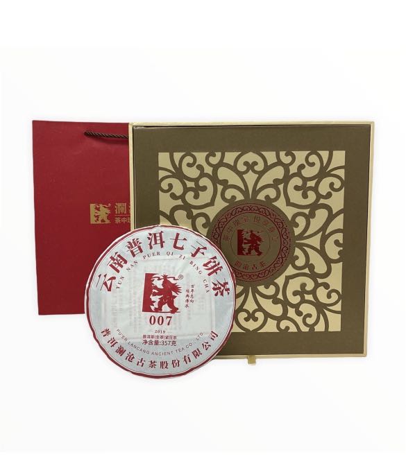 中秋禮盒- 瀾滄古茶2019年007 雲南七子普洱茶餅, 嘢食 嘢飲, 飲料- Carousell
