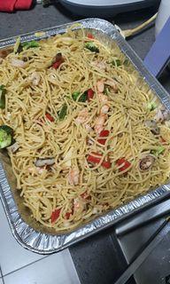 aglio olio seafood