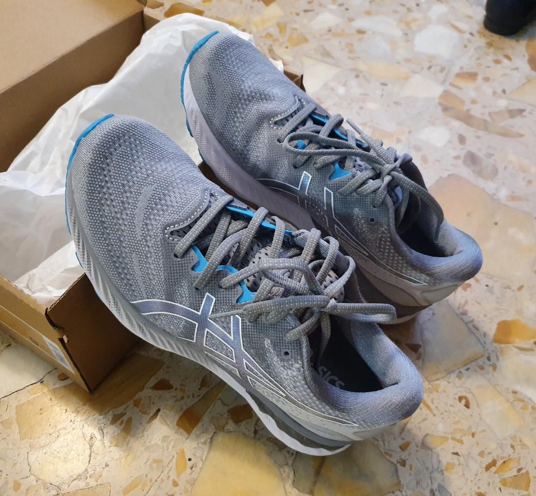 ASICS Gel Nimbus 23 Running Shoes Grey Women US 9 UK 7 EU 40.5 Women s Fashion Footwear Sneakers on Carousell
