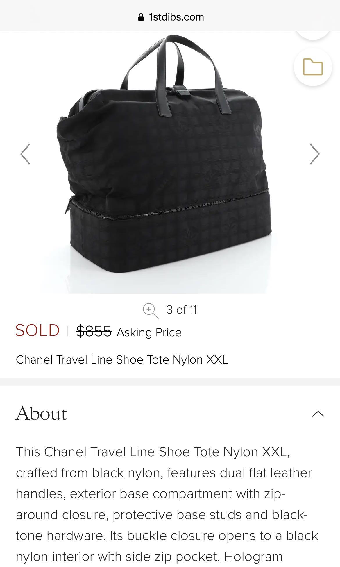 CHANEL, Bags, 900chanel Boston Duffle Bag Travel Keepall Weekender