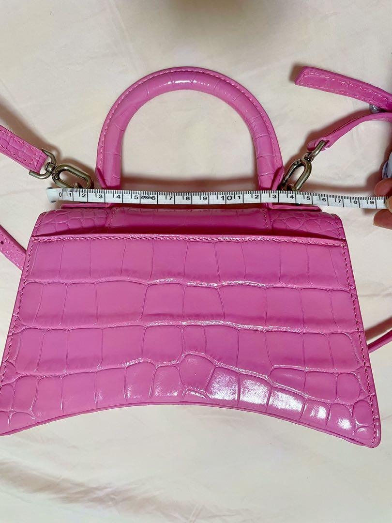 Buy Balenciaga XS Hourglass Top Handle Bag 'Neon Pink' - 592833 2UD6Y 5608