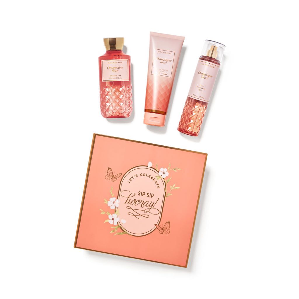Bath and Body Works Gift Set Champagne Toast