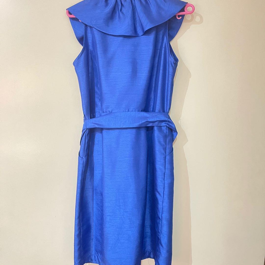 BCBG Royal Blue Gathered Waist Tie Knot Dress (Category: Dresses) located in Subic. Submitted by niqdr (Listing ID 1112904573, Image 2). Description: ✅Used only once, in excellent used condition ✅Fits small -medium frames.