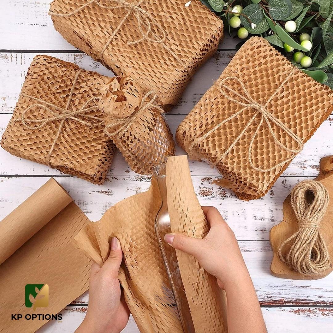 10m Honeycomb Kraft Paper Packaging Wrapper - 100% Eco-friendly use (Category: Craft Supplies & Tools) located in Manila. Submitted by kpoptions.ph (Listing ID 1113080605, Image 2). Description: Certified Home Buddies! #TeamKahoy ECO-Friendly: Please take note: 🌱 Honeycomb Kraft Paper Length: 1 Meter UNSTRETCHED OR UNEXPANDED. When stretched or expanded, size is about 1.5 Meter (usually sold in the market are Stretched already - thus you can see